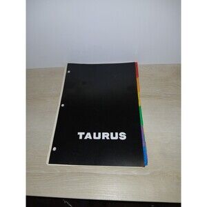 1995 Taurus Monthly Planner 11×9 Insurance Calendar Projects Reflections Vintage